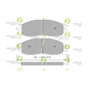 7 SEVEN PARTS SVP25190
