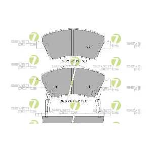 7 SEVEN PARTS SVP24490