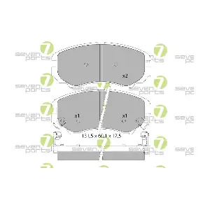 7 SEVEN PARTS SVP23860