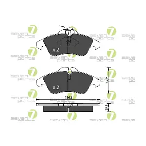 7 SEVEN PARTS SVP18450