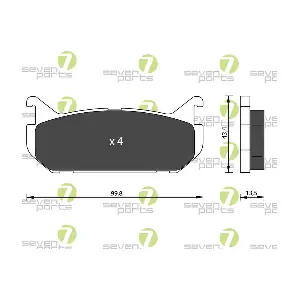 7 SEVEN PARTS SVP20720
