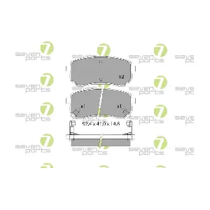 7 SEVEN PARTS SVP22960