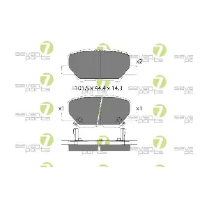 7 SEVEN PARTS SVP28620
