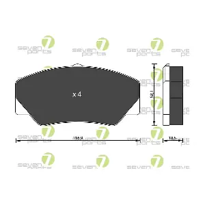 7 SEVEN PARTS SVP13960