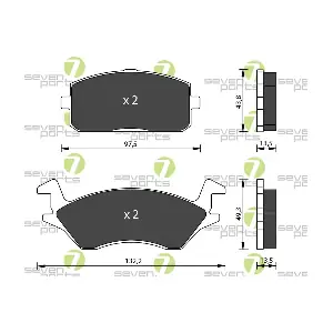 7 SEVEN PARTS SVP13611
