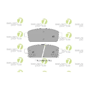 7 SEVEN PARTS SVP25780