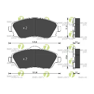 7 SEVEN PARTS SVP22191