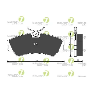 7 SEVEN PARTS SVP15500