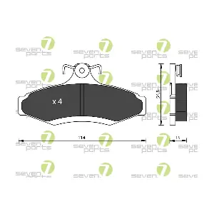 7 SEVEN PARTS SVP21250