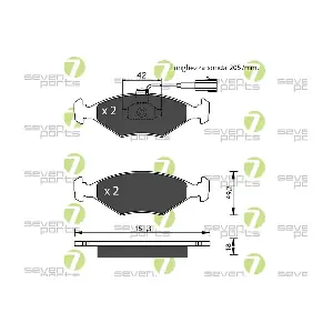 7 SEVEN PARTS SVP20764