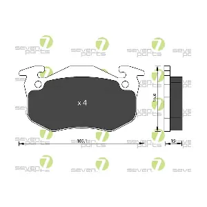 7 SEVEN PARTS SVP18580
