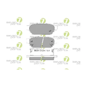 7 SEVEN PARTS SVP25030