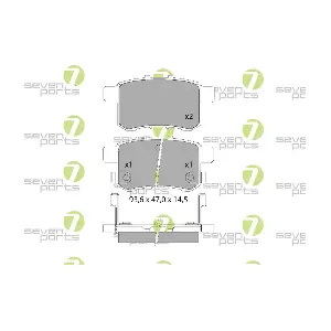 SVP25980 7 SEVEN PARTS