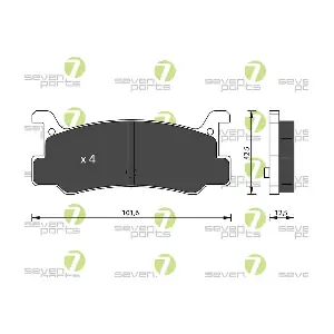 7 SEVEN PARTS SVP14390