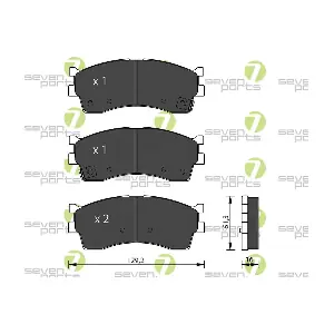 7 SEVEN PARTS SVP22250