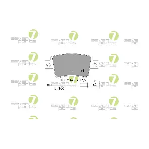 7 SEVEN PARTS SVP23471