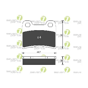 7 SEVEN PARTS SVP15380