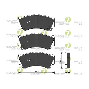7 SEVEN PARTS SVP22350
