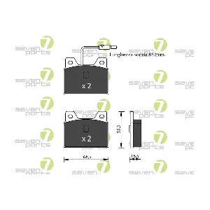 7 SEVEN PARTS SVP10480