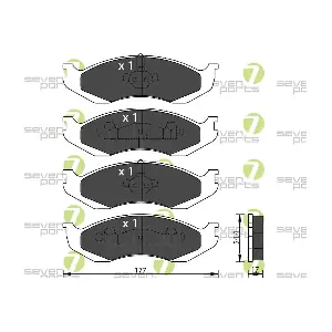 7 SEVEN PARTS SVP26561