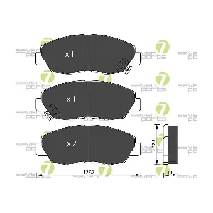 7 SEVEN PARTS SVP21310