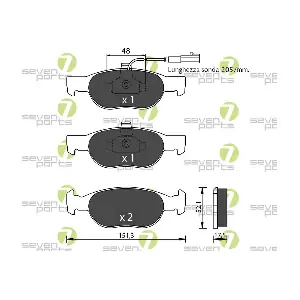 SVP17522 7 SEVEN PARTS