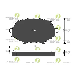 7 SEVEN PARTS SVP20580