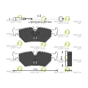 7 SEVEN PARTS SVP16801