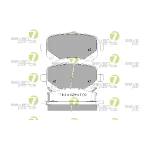 7 SEVEN PARTS SVP25940