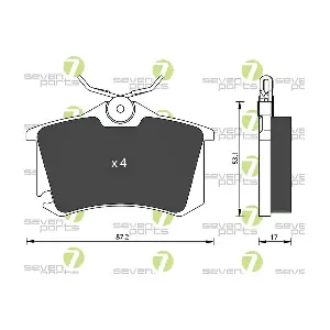 7 SEVEN PARTS SVP22880