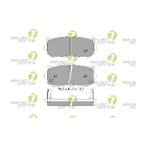 7 SEVEN PARTS SVP24730