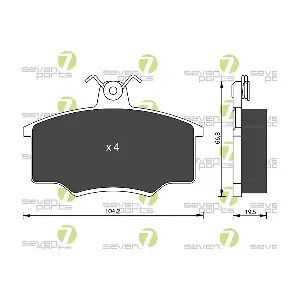 7 SEVEN PARTS SVP12270