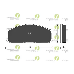 7 SEVEN PARTS SVP14331