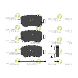 7 SEVEN PARTS SVP21500