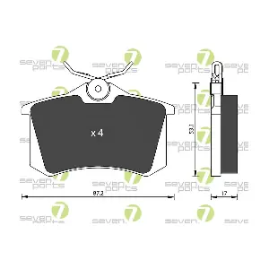 7 SEVEN PARTS SVP17400