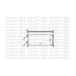 KRAFTVOLL GERMANY 08040032 Радіатор, система охолодження двигуна