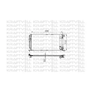 KRAFTVOLL GERMANY 08060194 Конденсатор, система кондиціонування повітря