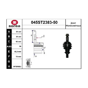 045ST2383-50 STARTCAR