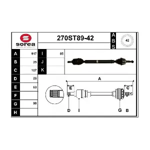 270ST89-42 STARTCAR