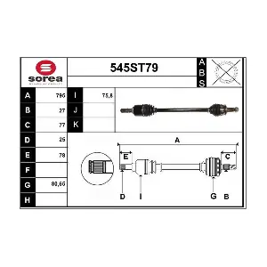 545ST79 STARTCAR