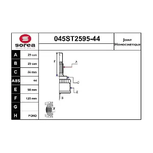 045ST2595-44 STARTCAR