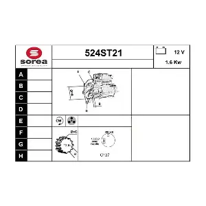 STARTCAR 12524 Стартер