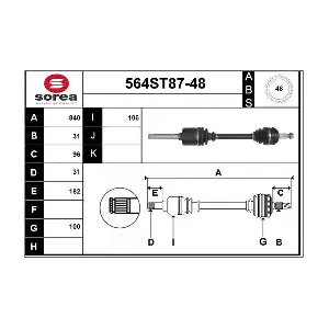 564ST87-48 STARTCAR