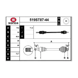 519ST87-44 STARTCAR