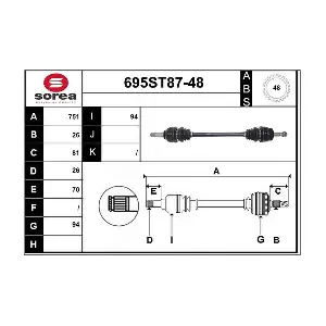 695ST87-48 STARTCAR