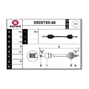 950ST89-46 STARTCAR