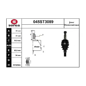045ST3089 STARTCAR