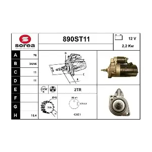 890ST11 STARTCAR