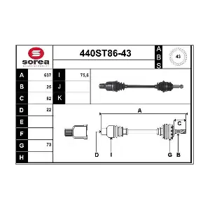 440ST86-43 STARTCAR