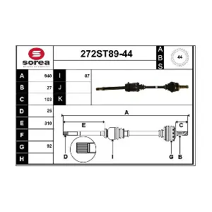 272ST89-44 STARTCAR